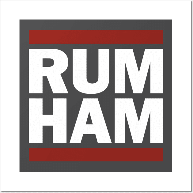 RUM HAM Wall Art by Aries Custom Graphics